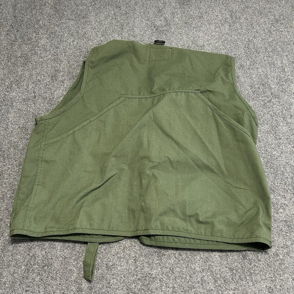 BASS Outdoor America Green Fly Fishing Vest Cargo‎ Pockets Mens L XL - Picture 7 of 8